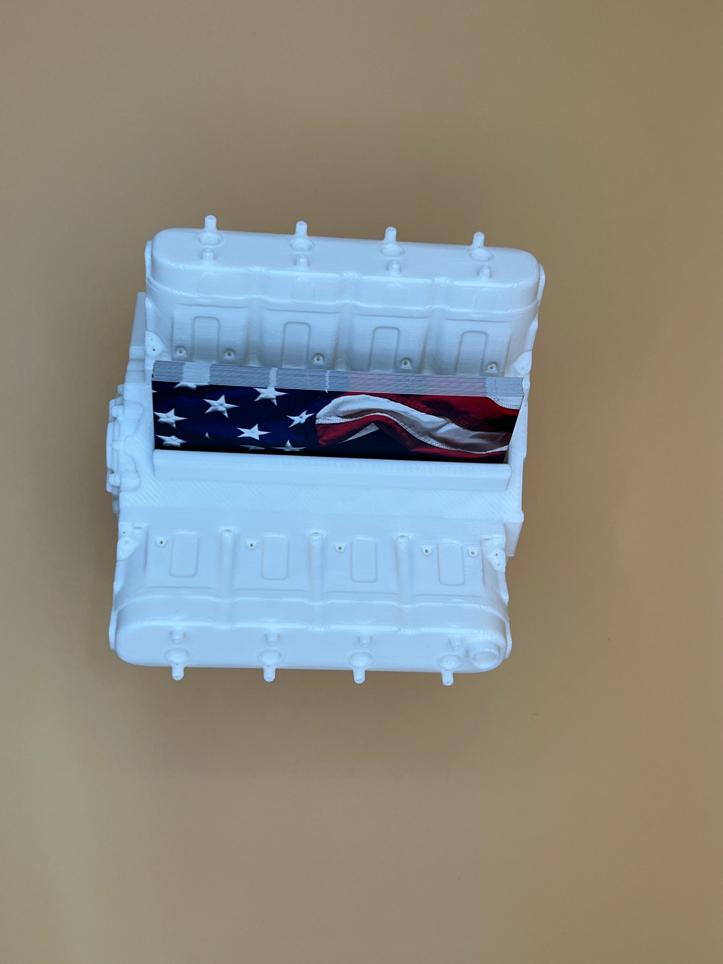 HD LS V8 With Heads Business Card Holder