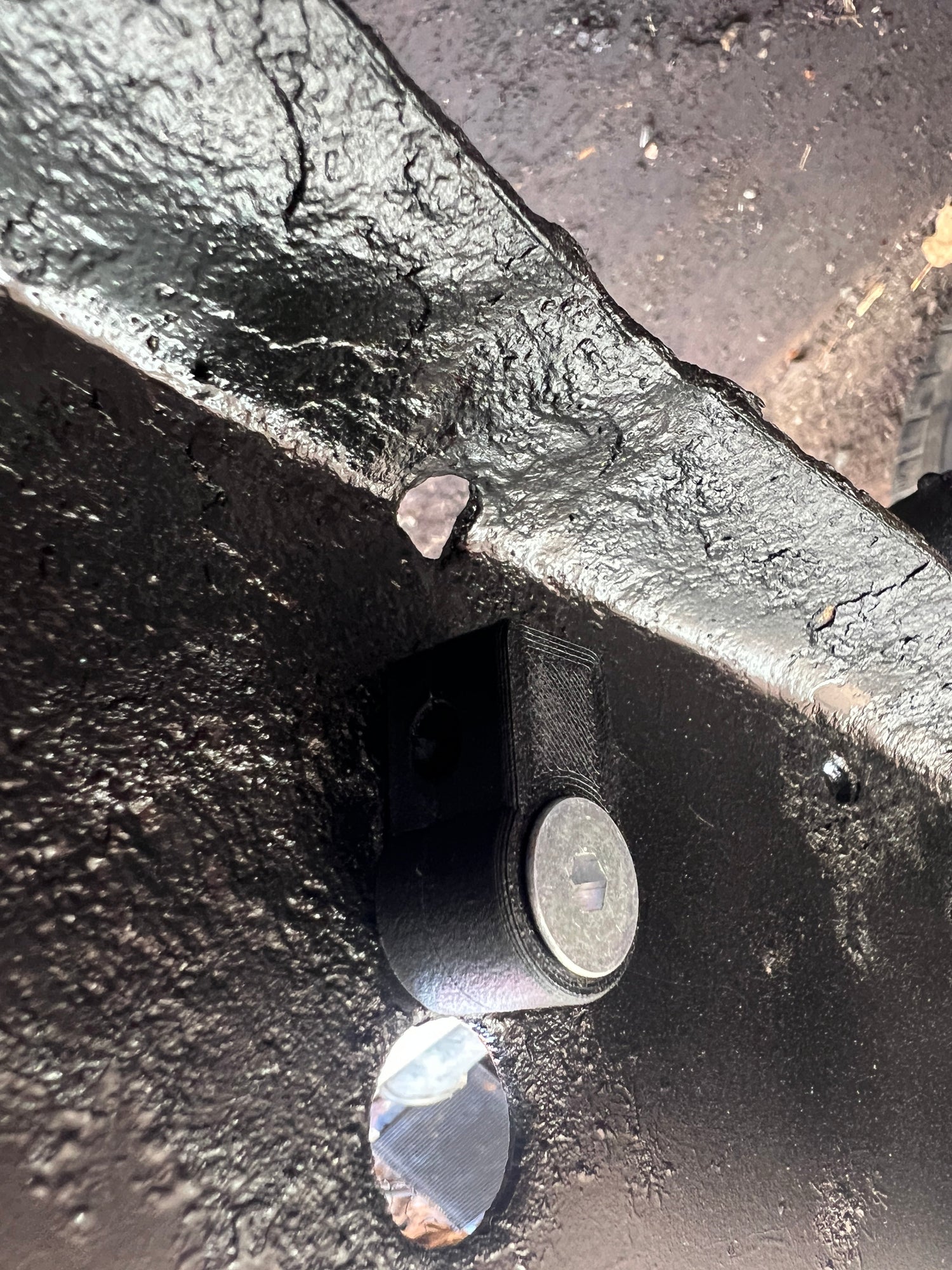 Fuel and brake line holders