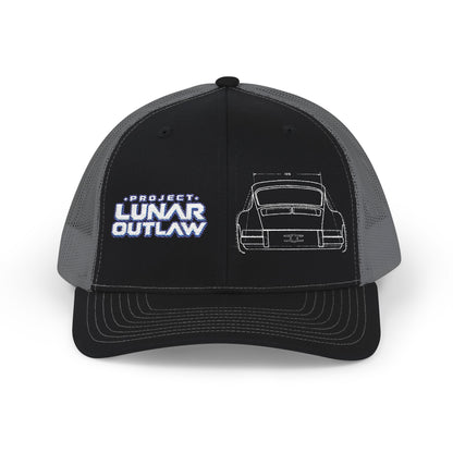 Lunar Outlaw Trucker Cap — Vintage Racer Snapback