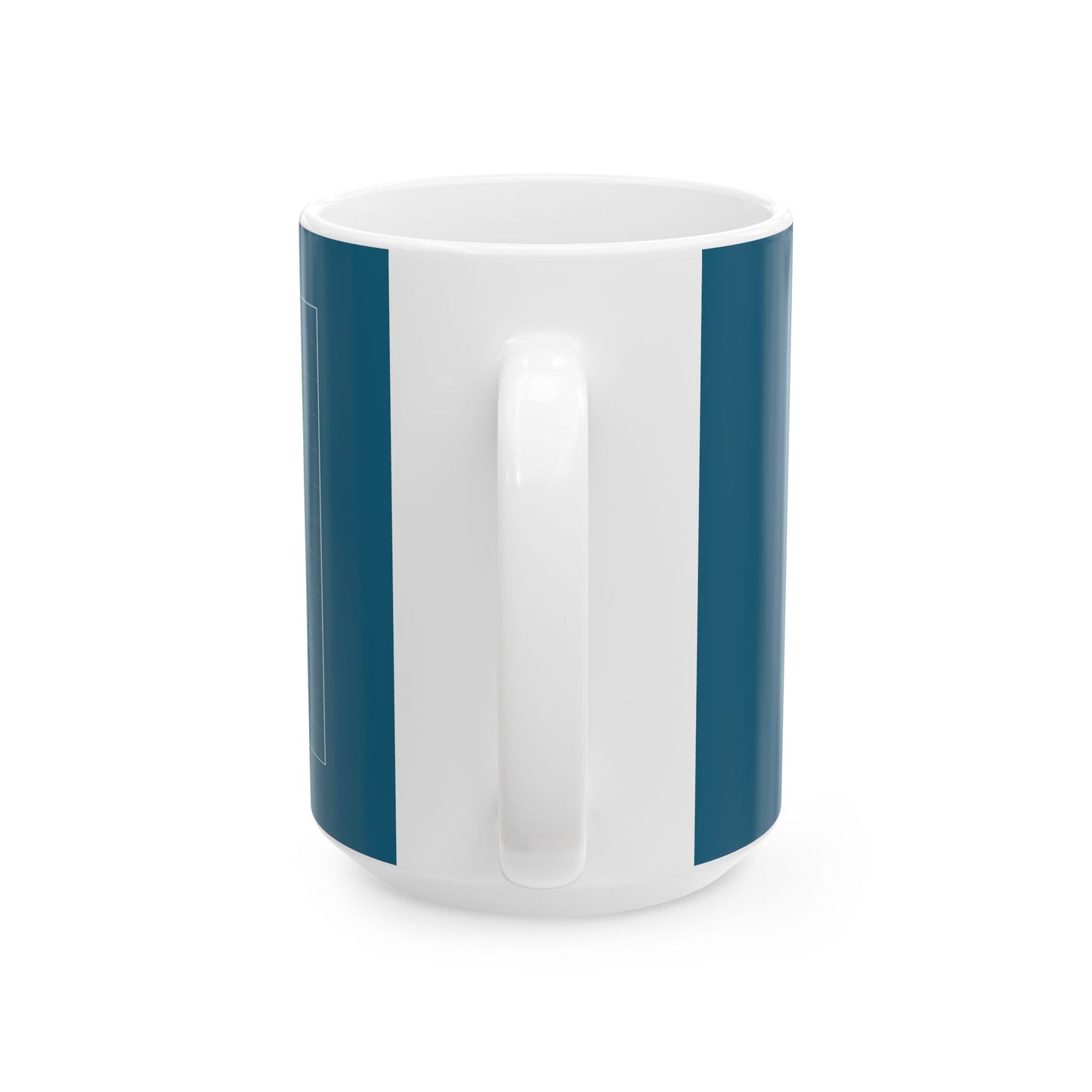 Blueprint Car Mug — Vintage Sports Car Technical Drawing Ceramic Coffee Cup