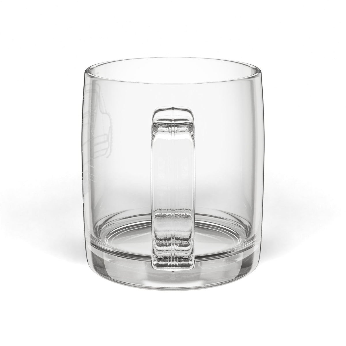 Glass Coffee Mug, 12.25oz (Engraving)