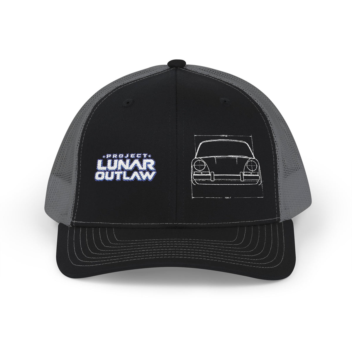 Lunar Outlaw Trucker Cap - Vintage Car Snapback Hat