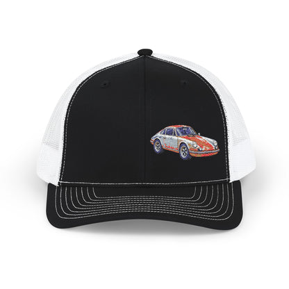 Vintage Sports Car Trucker Cap – Embroidered Classic Car Snapback