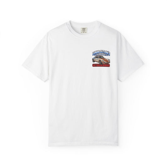 Vintage Racing T-Shirt — "Project Lunar Outlaw" Car Graphic