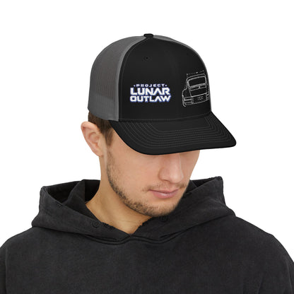 Lunar Outlaw Trucker Cap — Vintage Racer Snapback