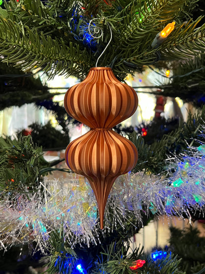 1940s Inspired Retro Tree Geometric Ornaments