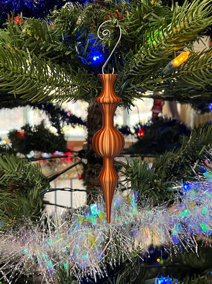 1940s Inspired Retro Tree Geometric Ornaments