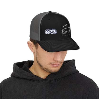 Lunar Outlaw Trucker Cap - Vintage Car Snapback Hat