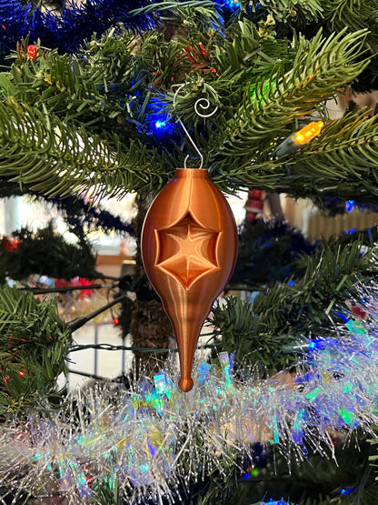 1940s Inspired Retro Tree Geometric Ornaments