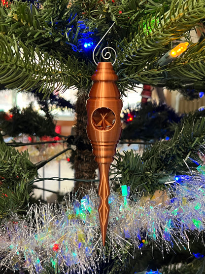 1940s Inspired Retro Tree Geometric Ornaments