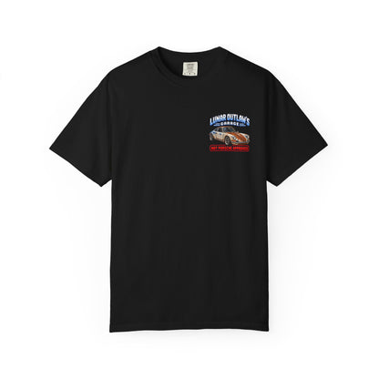 Vintage Racing T-Shirt — "Project Lunar Outlaw" Car Graphic