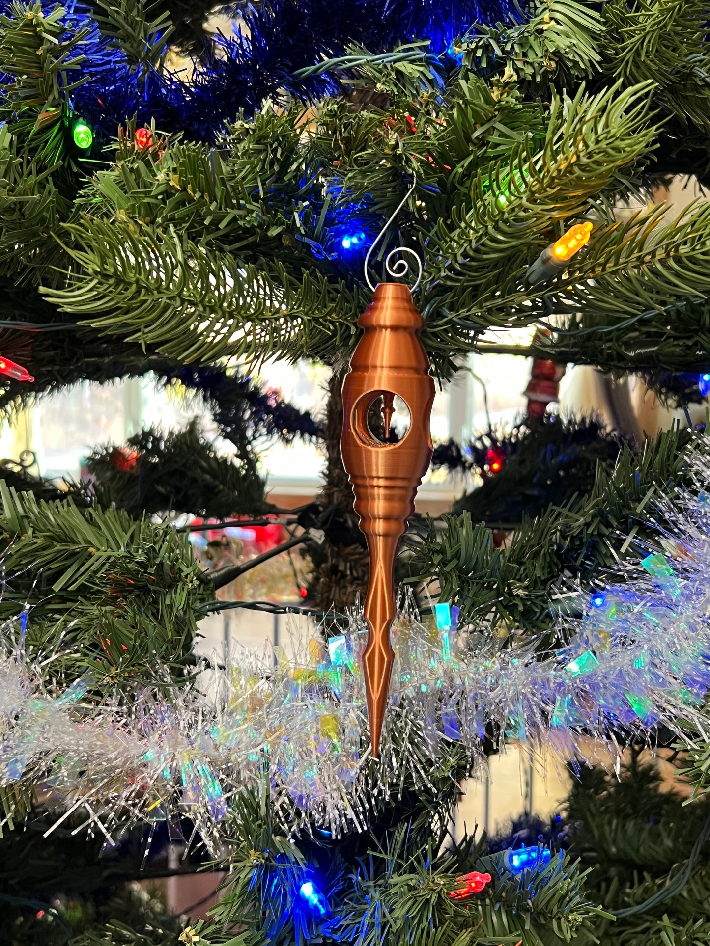 1940s Inspired Retro Tree Geometric Ornaments