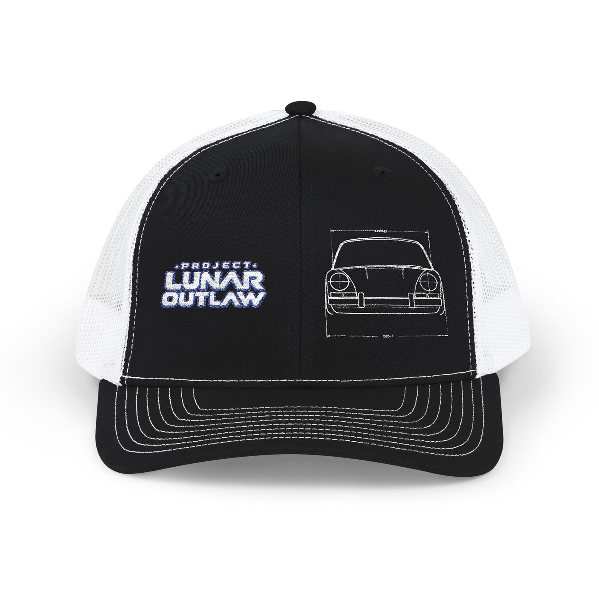 Lunar Outlaw Trucker Cap - Vintage Car Snapback Hat