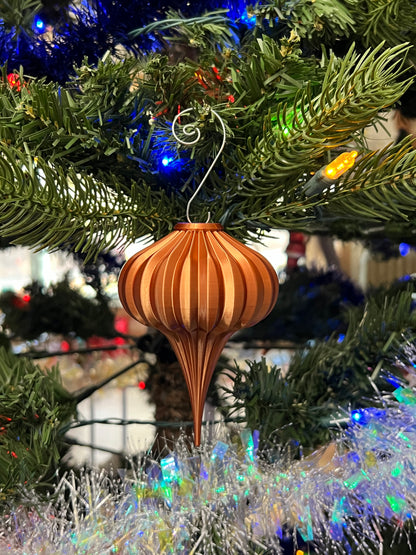 1940s Inspired Retro Tree Geometric Ornaments