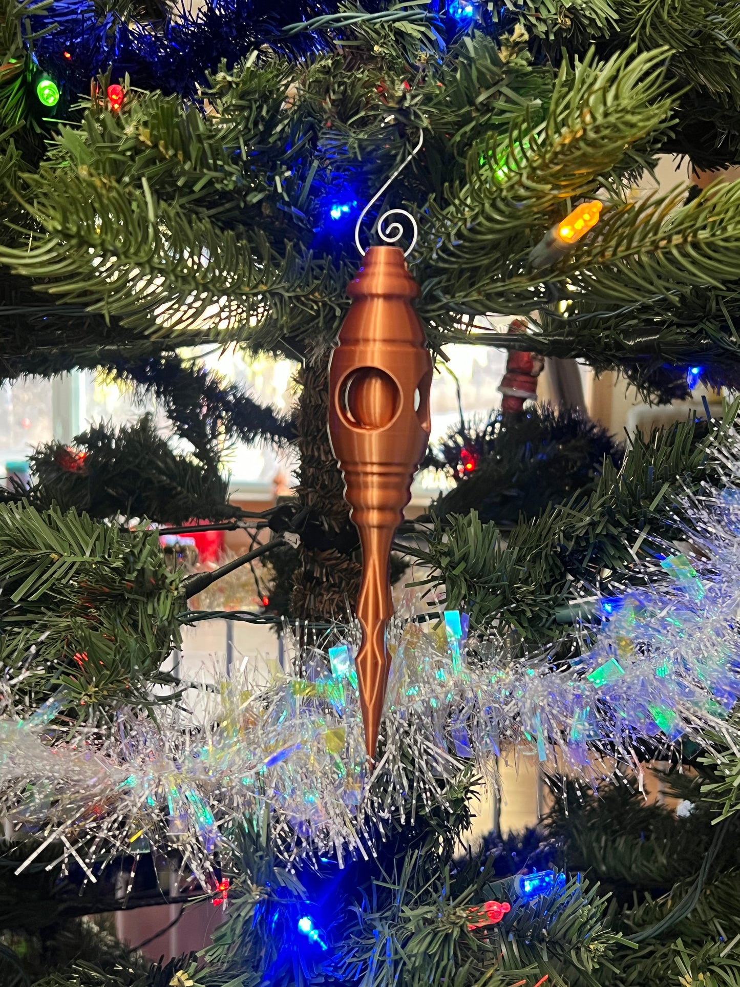 1940s Inspired Retro Tree Geometric Ornaments