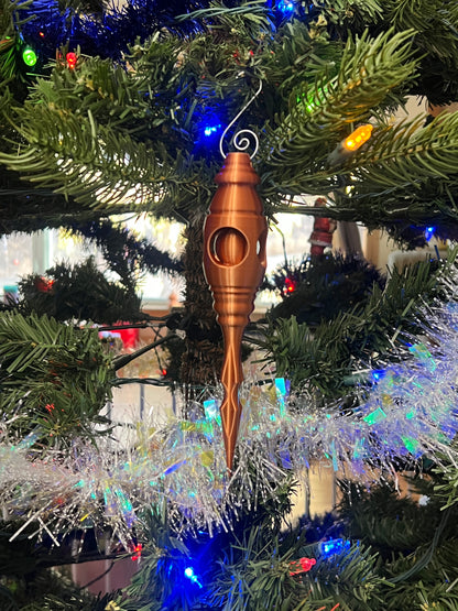 1940s Inspired Retro Tree Geometric Ornaments