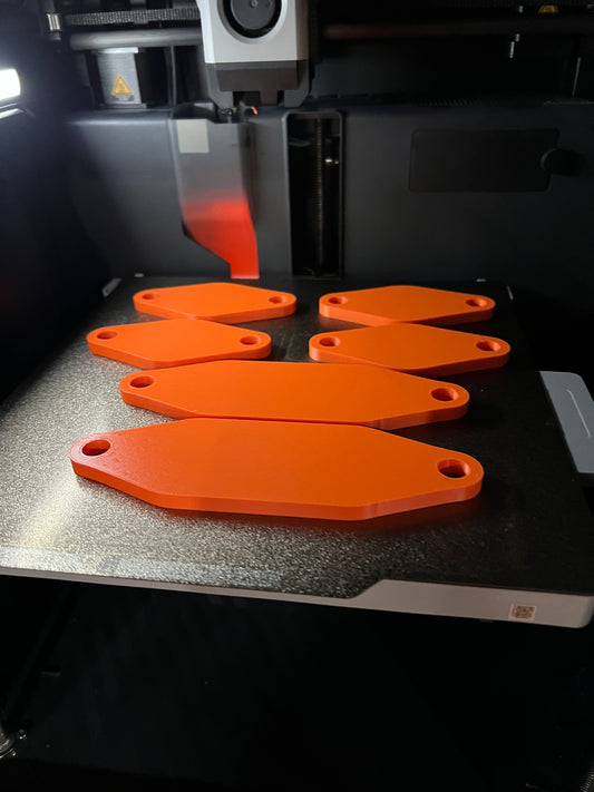 MOPAR small Block Exhaust Ports Block Off Kit (STL Download)