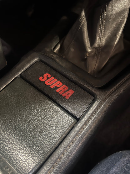 1986.5 -1989 MK3 Toyota Supra TEMS Delete Plate