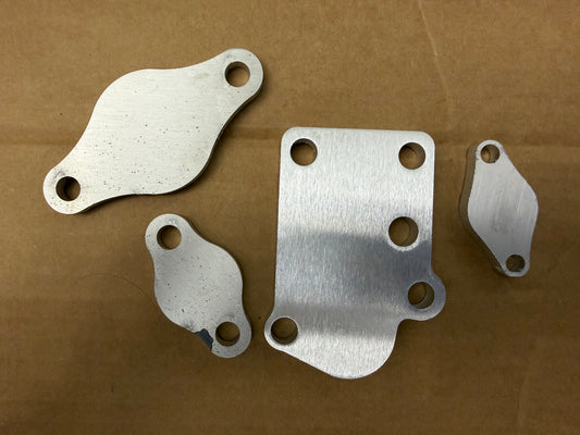 emission block off plates