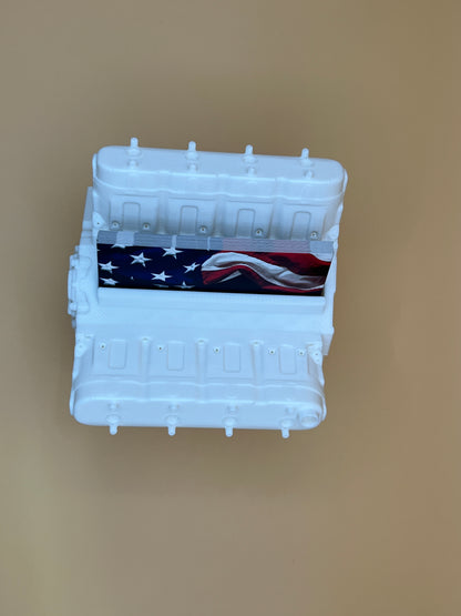 HD LS V8 With Heads Business Card Holder