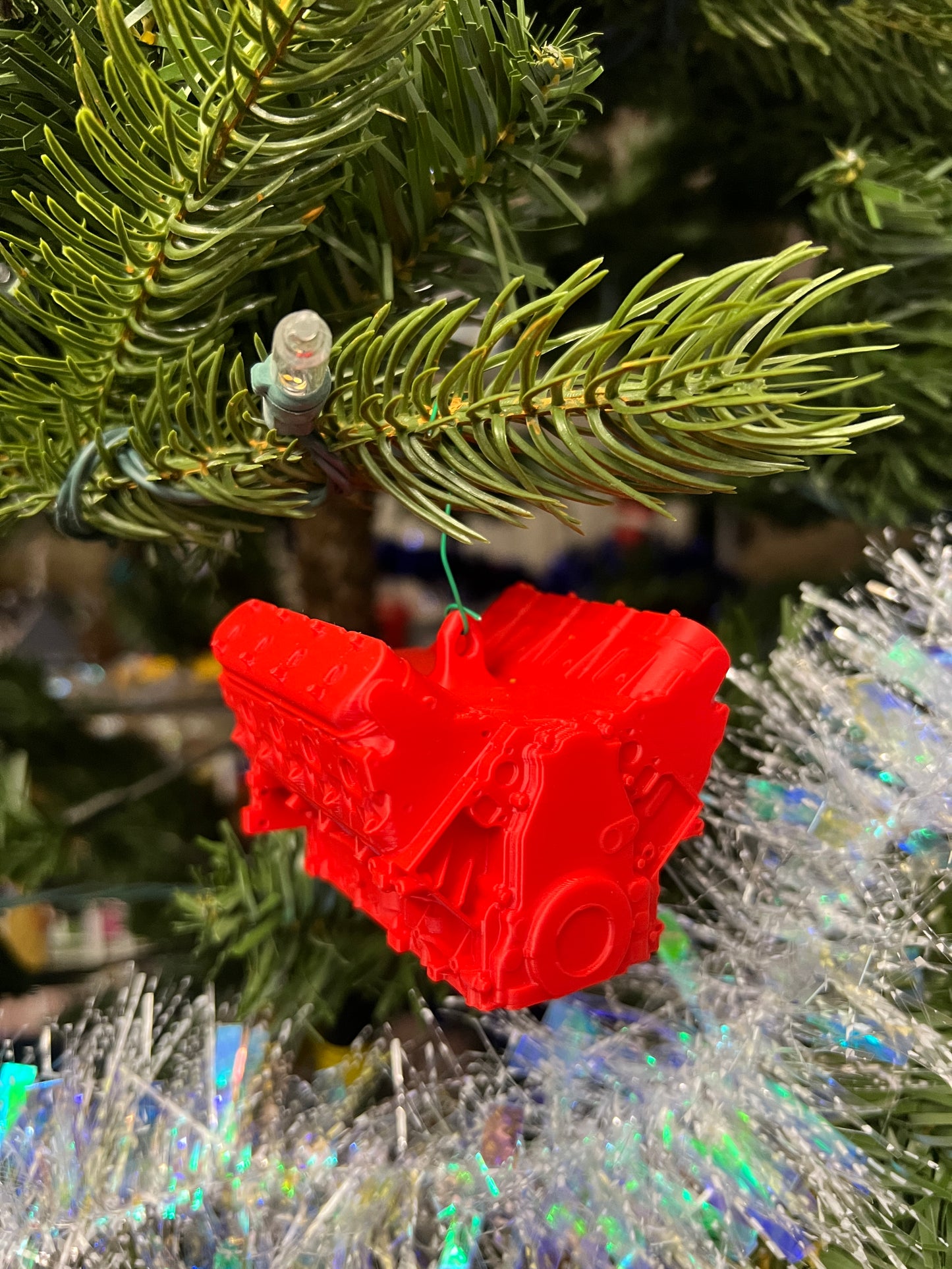 HD LS V8 with heads SD Ornament