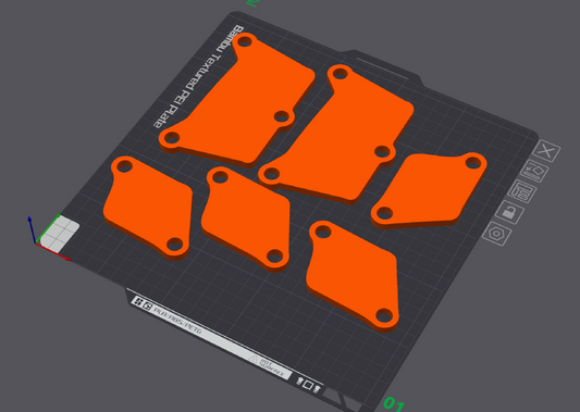 Buick small Block Exhaust Ports Block Off Kit (STL Download)