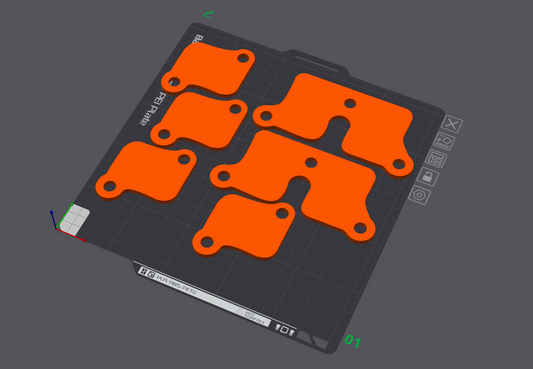 Buick Big Block Exhaust Ports Block Off Kit (STL Download)